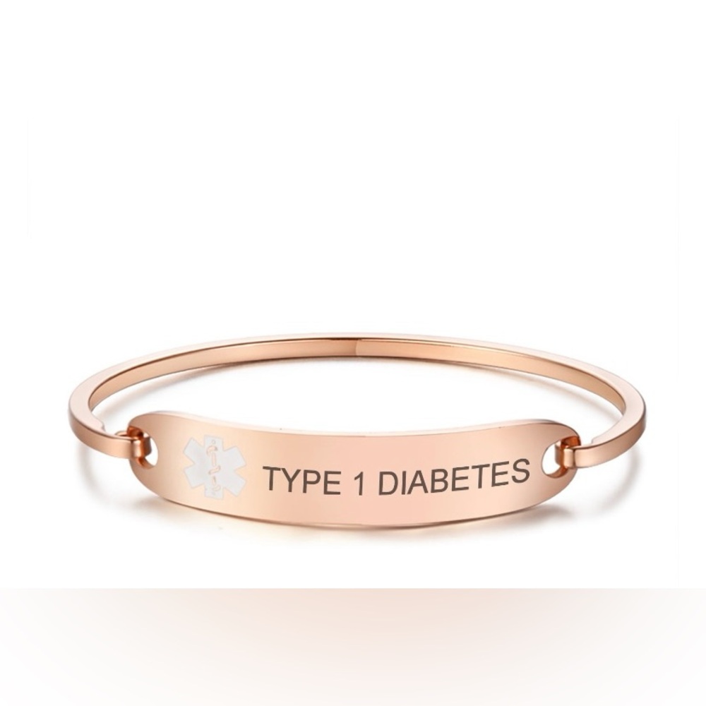 NEW type one diabetes alert cuff bracelet